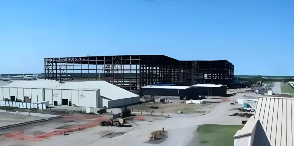 Large commercial building under construction