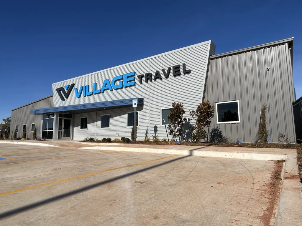 Pre-engineered metal buildings under construction by Rigid Building Group
