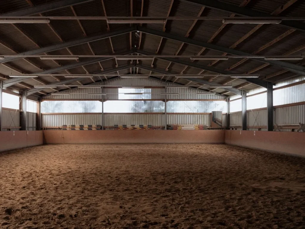 Steel agricultural building built by Rigid Building Group